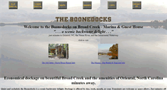 Desktop Screenshot of boonedocksmarina.com